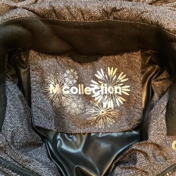 Timeless Winter Chic M-COLLECTION Fur Hooded Puffer Coat Elegant - Picture 3 of 12